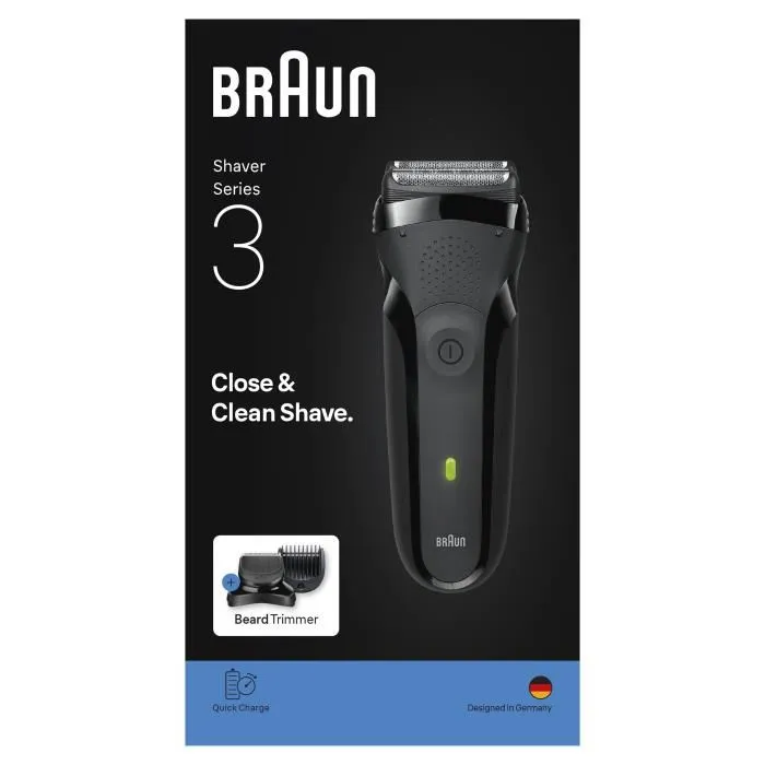 Braun BRA8700216735742 Afeitadora Eléctrica Serie 3 Negra - Batería 30 Minutos - Carga Rápida 5 Minutos 3 Braun BRA8700216735742 Afeitadora Eléctrica Serie 3 Negra - Batería 30 Minutos - Carga Rápida 5 Minutos 3
