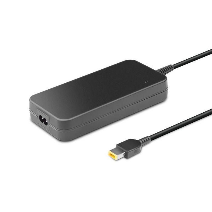 CoreParts Adaptador de Corriente para Lenovo 135W 20V 6.75A Enchufe Cuadrado con Cable de Alimentación EU