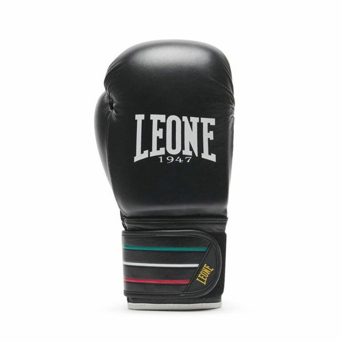 Guante de boxeo Leone 1947 Flag Negro Guante de boxeo Leone 1947 Flag Negro