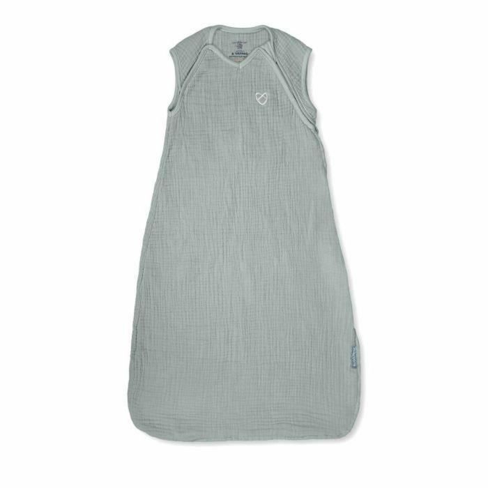 Ingenuity ING0074451173934 Saco de dormir Ajustable 3-18 Meses, TOG 1, Espuma de Algodón, Verde Salvia, Certificación Oeko-Tex