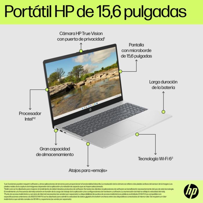 HP 15-fd0233ns Portátil 15.6" Full HD Intel Core i5-1334U 16GB DDR4 RAM 512GB SSD FreeDOS Iris Xe Graphics Plata 20 HP 15-fd0233ns Portátil 15.6" Full HD Intel Core i5-1334U 16GB DDR4 RAM 512GB SSD FreeDOS Iris Xe Graphics Plata 20