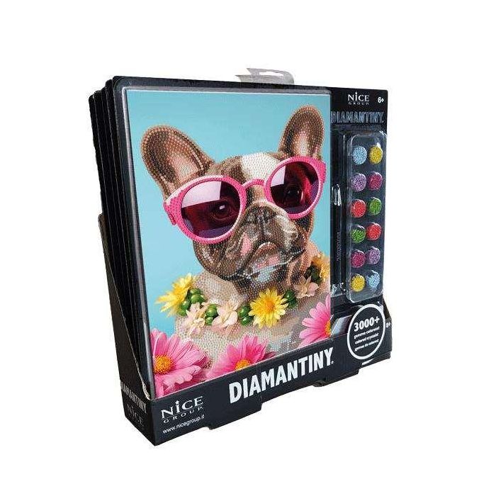 Diario crystal art diamantiny surtido 4 realiza mosaicos con gemas de colores en 3D 32x32x2,4 cm - modelos surtidos 5