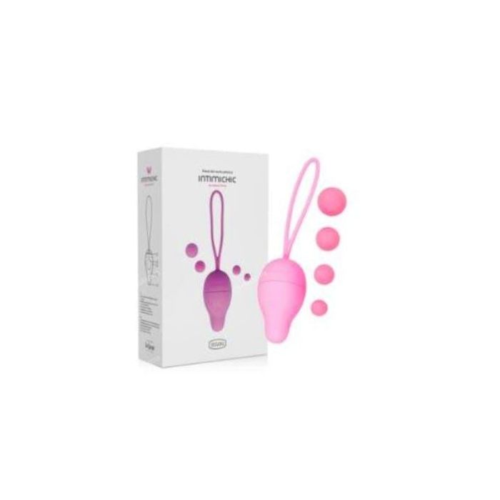 IRISANA Pesos Suelo Pélvico Intimichic para Ejercicios de Kegel en Silicona Médica sin BPA/Ftalatos Ir45