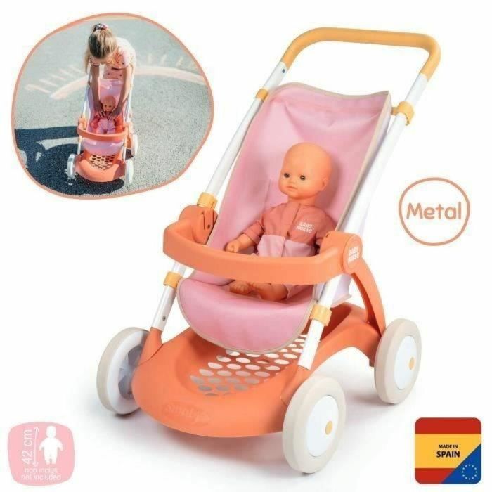 Smoby Silla de Paseo para Bebé, Desde 18 Meses, Plástico 2
