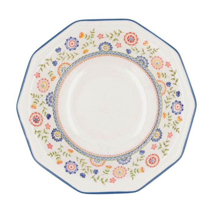 Queen's Ensaladera Cerámica Bengal 26,5 cm Set de 3 Unidades Apto Lavavajillas y Microondas 1