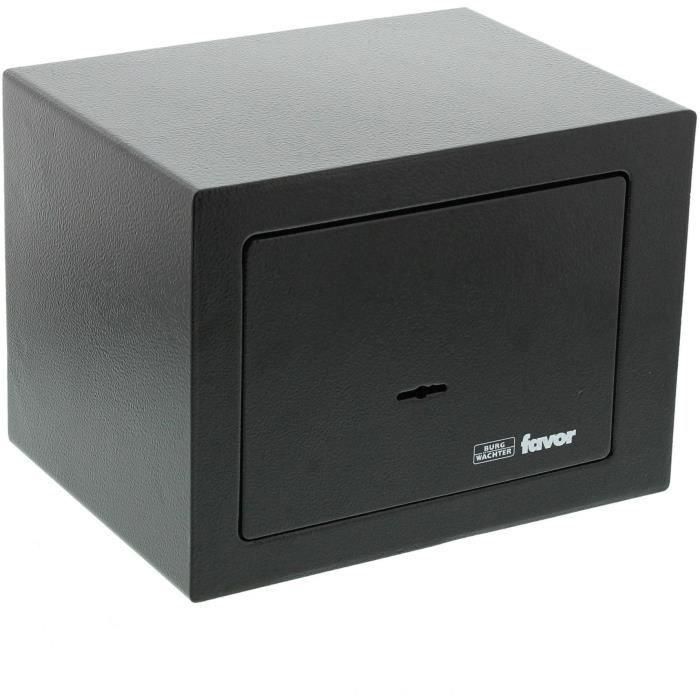 BURG-WÄCHTER S1 K - Caja Fuerte Favor con Cerradura de Seguridad de Doble Bit, Pared Simple Robusta y 2 Llaves 1 BURG-WÄCHTER S1 K - Caja Fuerte Favor con Cerradura de Seguridad de Doble Bit, Pared Simple Robusta y 2 Llaves 1