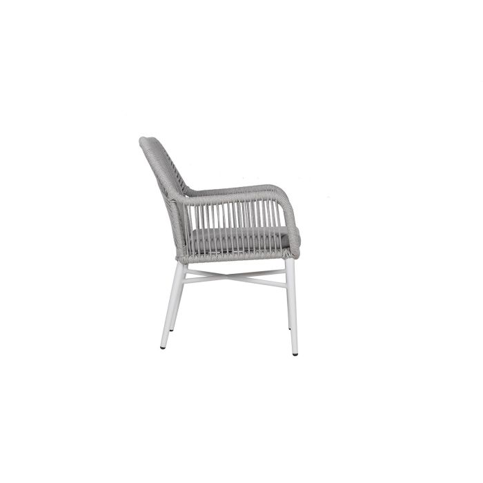Silla Terraza Y Jardin DKD Home Decor Gris Blanco 63 x 84 x 57 cm 2 Silla Terraza Y Jardin DKD Home Decor Gris Blanco 63 x 84 x 57 cm 2