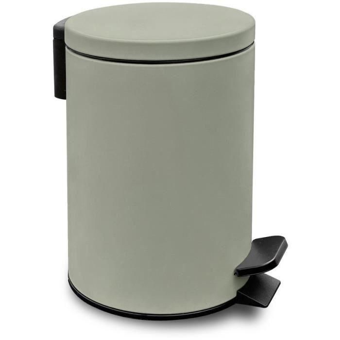 Papelera de baño - HOY - UTILITY - 3 L - Ø 17 x H 25 cm - Polipropileno - Verde suave Papelera de baño - HOY - UTILITY - 3 L - Ø 17 x H 25 cm - Polipropileno - Verde suave