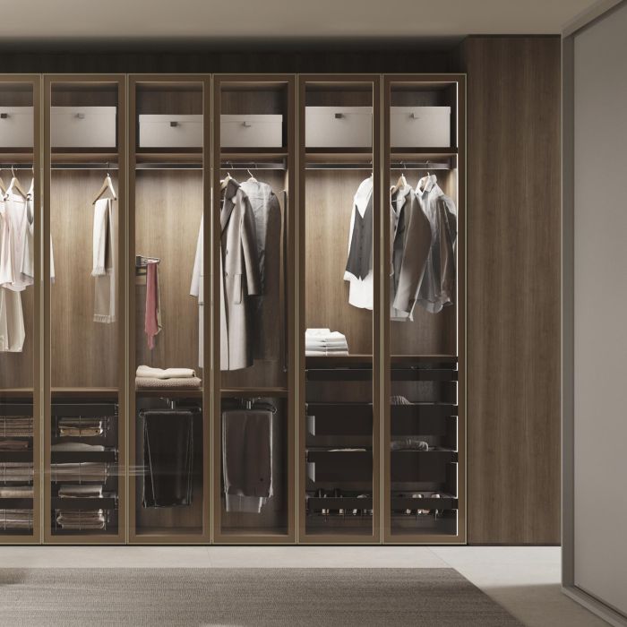 Emuca Cajón metálico para armarios y vestidores Quartz, 540 (M70), Acero, Titanio 3