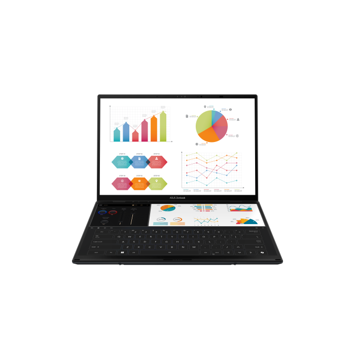 ASUS Zenbook Duo OLED UX8406CA-PZ009W - Portátil 14" WQXGA+ 120Hz, Intel Core Ultra 9, 32GB RAM, 2TB SSD, Arc 140T, Windows 11 Home, Gris Tintero - Teclado QWERTY español 10 ASUS Zenbook Duo OLED UX8406CA-PZ009W - Portátil 14" WQXGA+ 120Hz, Intel Core Ultra 9, 32GB RAM, 2TB SSD, Arc 140T, Windows 11 Home, Gris Tintero - Teclado QWERTY español 10