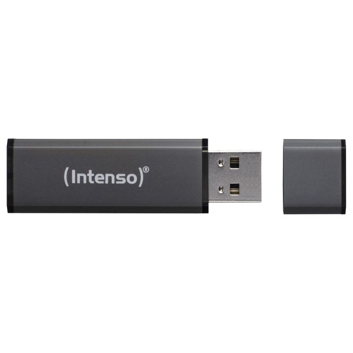 Intenso 3521451 Alu Line USB 2.0 de 4 GB, Antracita 1