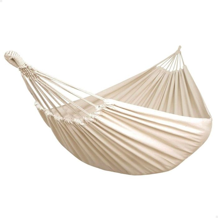 Hamaca Colgante Aktive Beige 220 x 150 cm (2 Unidades) 6 Hamaca Colgante Aktive Beige 220 x 150 cm (2 Unidades) 6