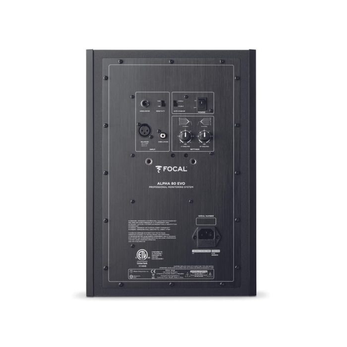 Focal Alpha Evo 80 Altavoz Monitor de Estudio Profesional 8" Fibra de Carbono con Entradas XLR Jack y RCA por Unidad 2 Focal Alpha Evo 80 Altavoz Monitor de Estudio Profesional 8" Fibra de Carbono con Entradas XLR Jack y RCA por Unidad 2