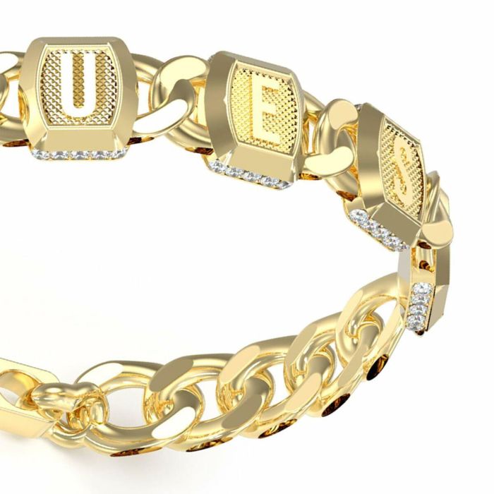 Pulsera Mujer Guess JUMB05012JWYGS Dorado 2