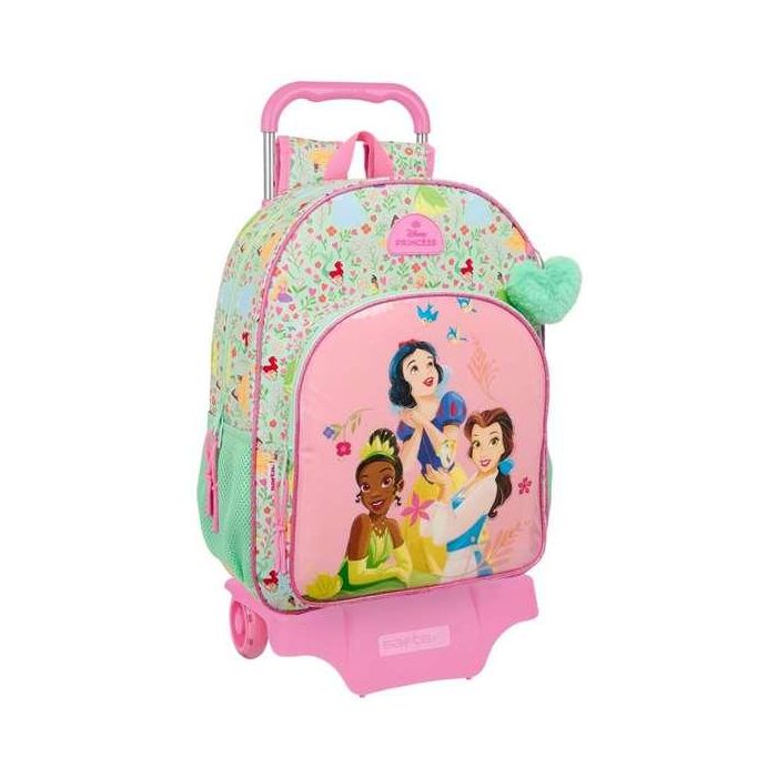 Mochila Escolar Disney Princess Bloom Verde Rosa 33 x 42 x 14 cm 0 Mochila Escolar Disney Princess Bloom Verde Rosa 33 x 42 x 14 cm 0