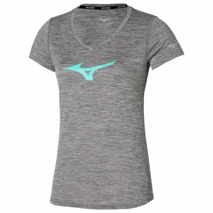 Camiseta de Manga Corta Mujer Mizuno Gris