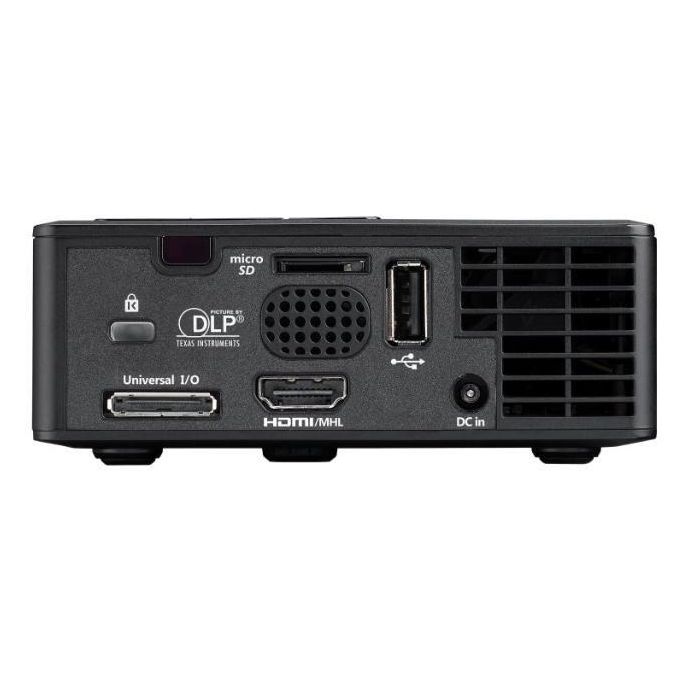 Optoma DLP, 1280 x 800, CR 15000:1, LED Lamp, HDMI & MHL v1.0, VGA, Audio Out 3.5mm, microSD-slot, USB-A, 0.38kg 8 Optoma DLP, 1280 x 800, CR 15000:1, LED Lamp, HDMI & MHL v1.0, VGA, Audio Out 3.5mm, microSD-slot, USB-A, 0.38kg 8