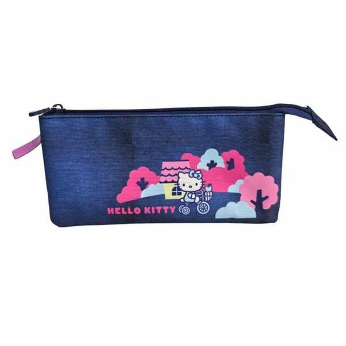 Hello Kitty Estuche Triple Forrado Personalizado - 44x30x20 cm