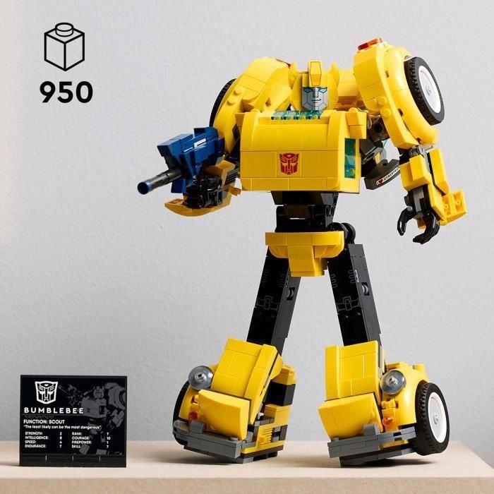 LEGO Icons 10338 Transformers Bumblebee - Figura de robot adulto - Vehículo 1 LEGO Icons 10338 Transformers Bumblebee - Figura de robot adulto - Vehículo 1