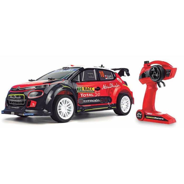 Ninco Coche Radio Control Citroën C3 WRC Escala 1:10 con Emisora 2,4GHz, Batería y Cargador USB - Edad 6+ Ninco Coche Radio Control Citroën C3 WRC Escala 1:10 con Emisora 2,4GHz, Batería y Cargador USB - Edad 6+