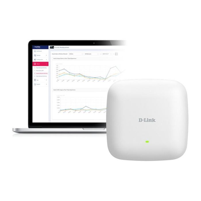 D-Link Nuclias Connect DAP-X3060 Access Point Wi-Fi 6, Gestión Simplificada con Nuclias Connect 7