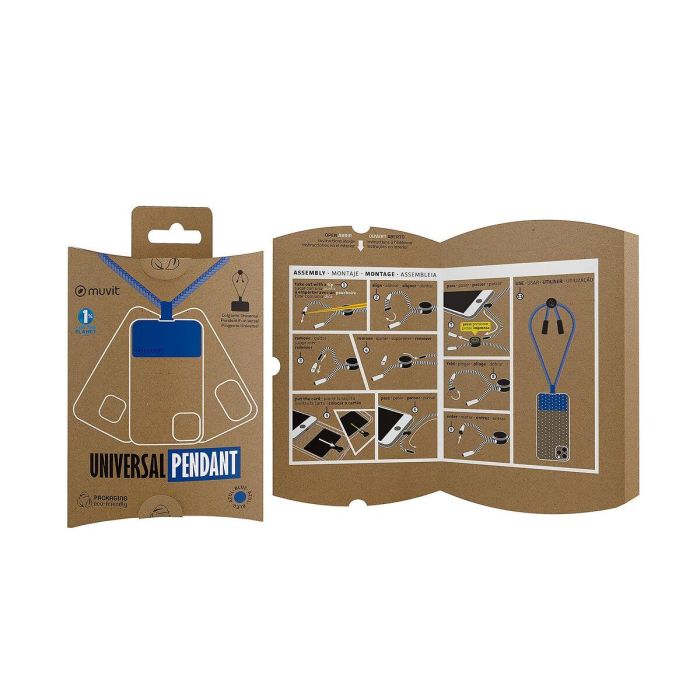 Colgante para Funda Universal Muvit MCGOO0002/ Azul 2
