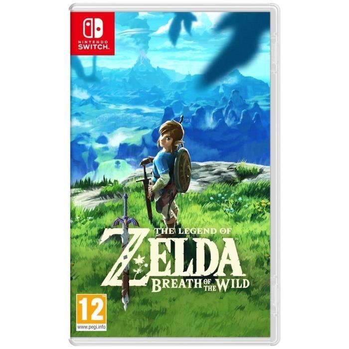 Nintendo The Legend of Zelda: Breath of the Wild para Nintendo Switch - Juego de Aventura de Mundo Abierto, Compatible con Amiibo