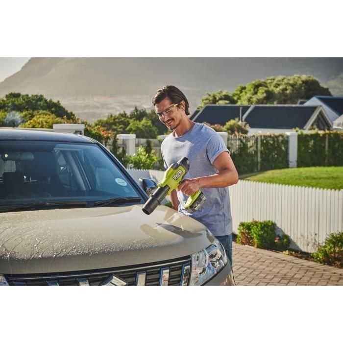 Soplador ultracompacto - RYOBI - 18 V - Sin escobillas - Velocidad máxima: 241,5 km/h - Caudal máximo de aire: 6,51 m³/min - Se vende sin batería 4