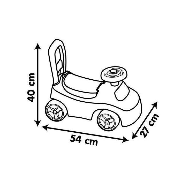 Smoby Correpasillos Rojo, Vehículo de Juguete para Bebés, Edad Mínima 18 Meses, de Plástico, Sin Pilas Ni Sonidos Ni Montaje 4 Smoby Correpasillos Rojo, Vehículo de Juguete para Bebés, Edad Mínima 18 Meses, de Plástico, Sin Pilas Ni Sonidos Ni Montaje 4