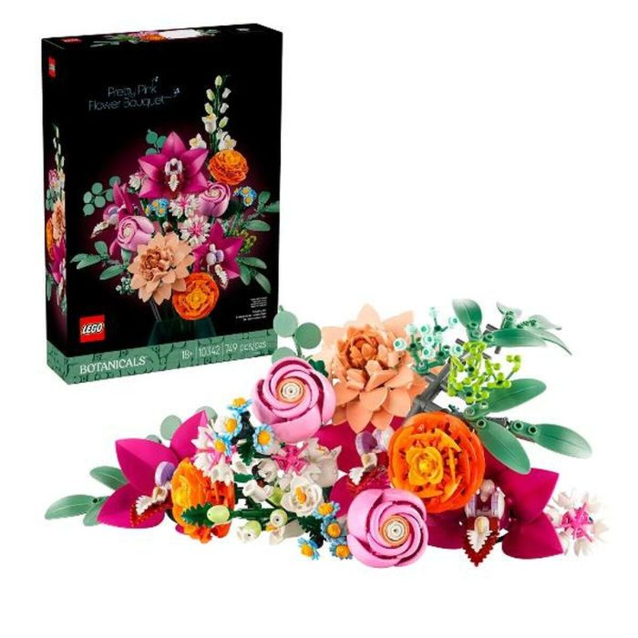 Lego Ramo de Flores Rosas 10342, Set de Construcción para Adultos