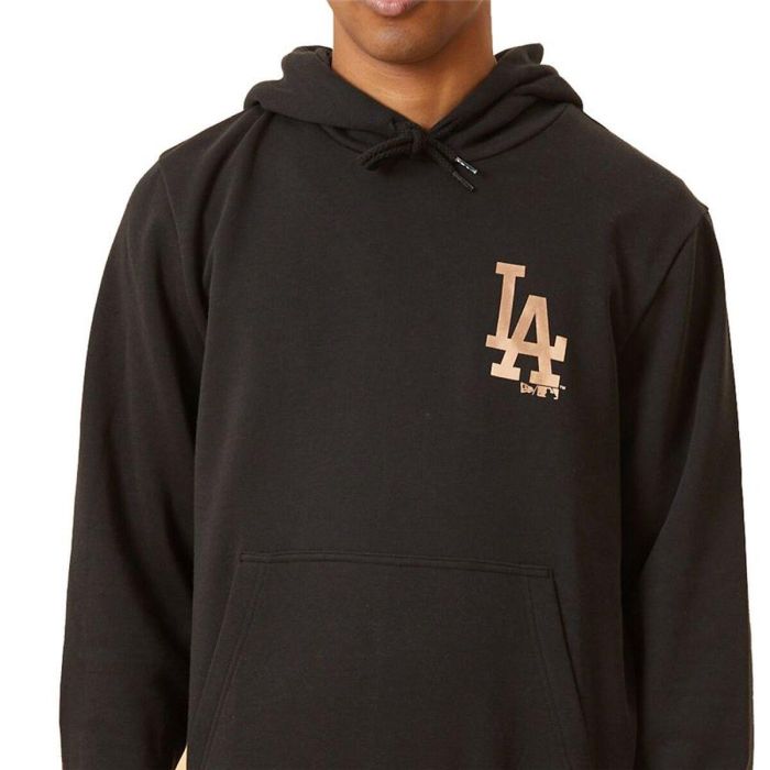 Sudadera con Capucha Hombre New Era LA Dodger Metallic Logo Black M Negro Sudadera con Capucha Hombre New Era LA Dodger Metallic Logo Black M Negro