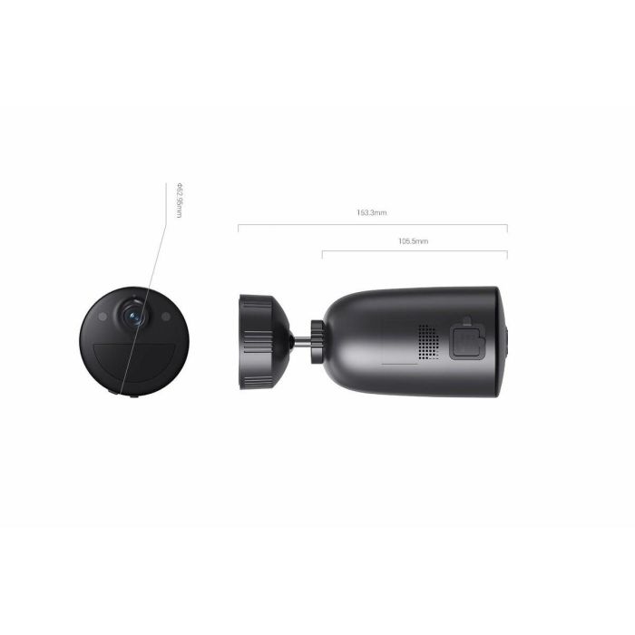EZVIZ EB3 4G Kit Cámara de Seguridad IP Exterior 2K con Panel Solar 5W - Batería Larga Duración para Vigilancia 24/7 9