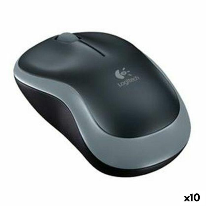 Ratón Inalámbrico Logitech M185 Gris (10 Unidades) 0 Ratón Inalámbrico Logitech M185 Gris (10 Unidades) 0