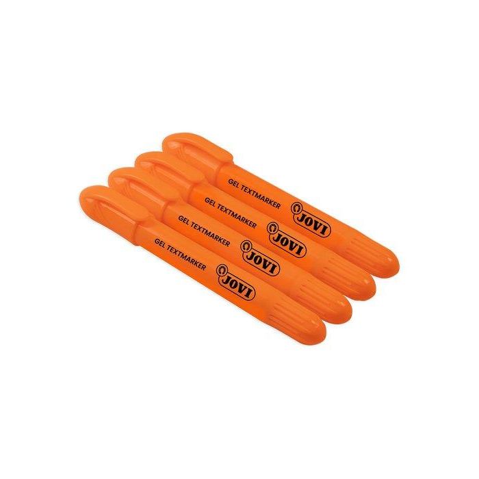Jovi Marcador Fluorescente Neon De Gel En Stick 140 mm Naranja Caja 12 Ud