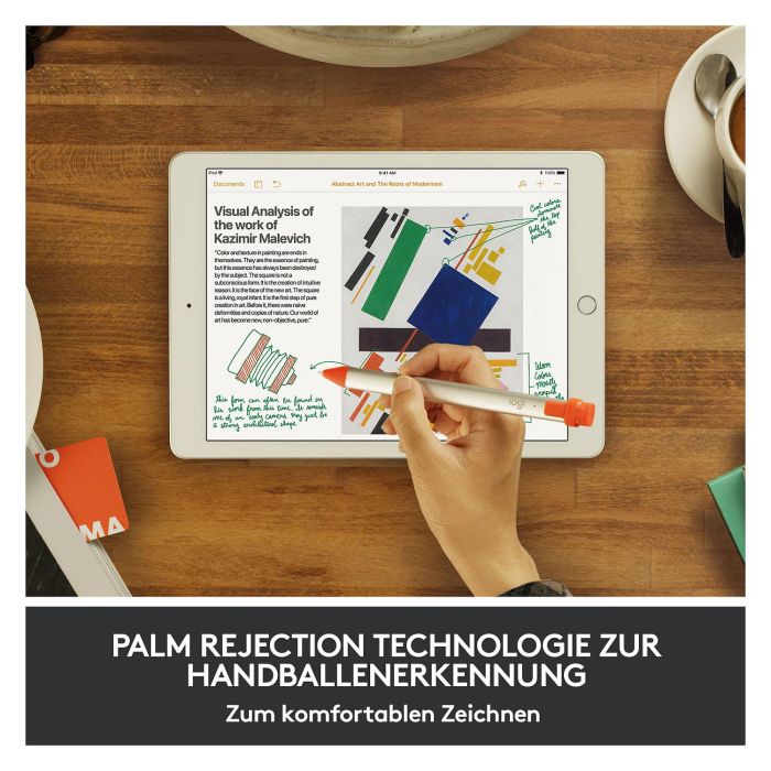 Logitech Lápiz Electrónico Crayon para iPad, Naranja 13