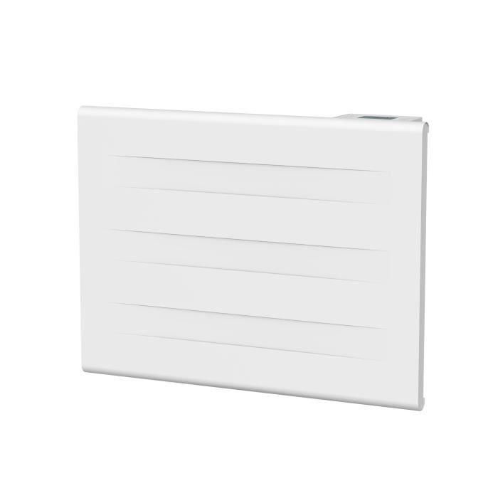 Oceanic OCEAISHDC1000W Radiador eléctrico fijo de inercia seca, doble núcleo, 1000 W, blanco mate, NF 1