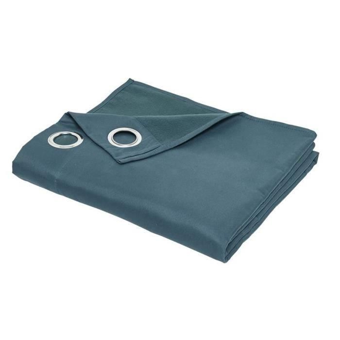 Cortina aislante térmica TODAY Essential Uni - 140 x 240 cm - Pavo real 1 Cortina aislante térmica TODAY Essential Uni - 140 x 240 cm - Pavo real 1