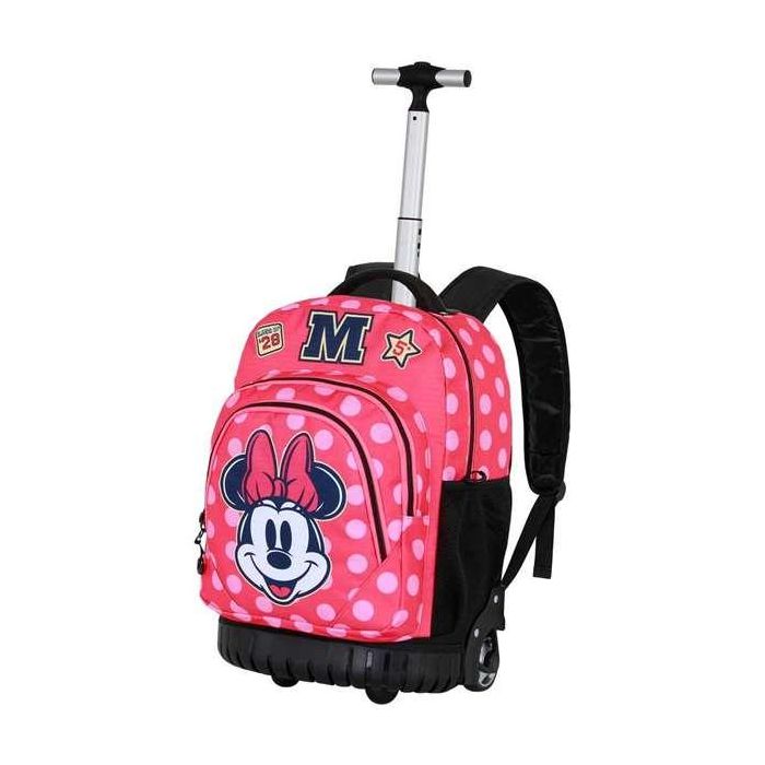 Karactermania Mochila Trolley GTS FAN Minnie Mouse Class, Infantil, 47x32x25cm, Rosa, Poliéster, 2 Ruedas, Tirador Telescópico 1 Karactermania Mochila Trolley GTS FAN Minnie Mouse Class, Infantil, 47x32x25cm, Rosa, Poliéster, 2 Ruedas, Tirador Telescópico 1