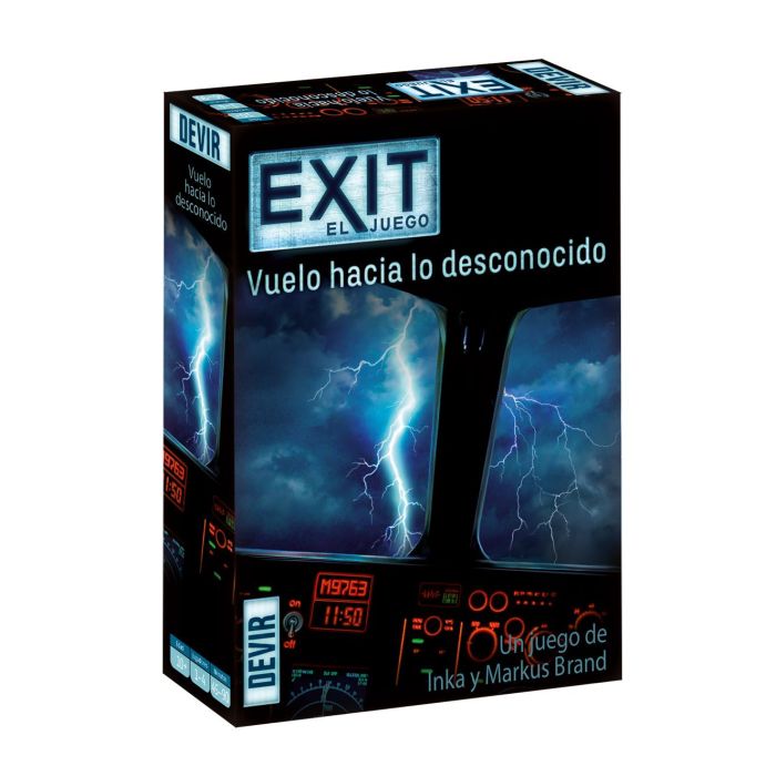 Exit Vuelo Hacia Lo Desconocido - Juego de Mesa Escape Room para 12 años en Español