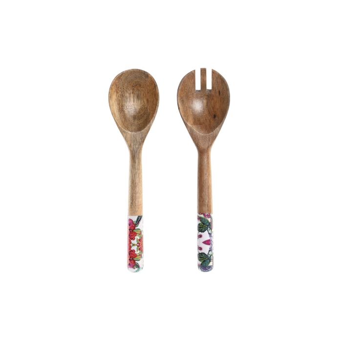 Utensilio Moderno DKD Home Decor Multicolor Natural 2 x 28 x 7 cm Set de 2