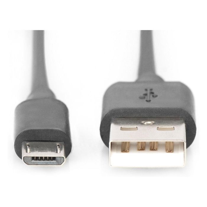 Digitus Cable USB 2.0 Tipo A a Micro-B Macho/Macho 1 Metro Negro 1