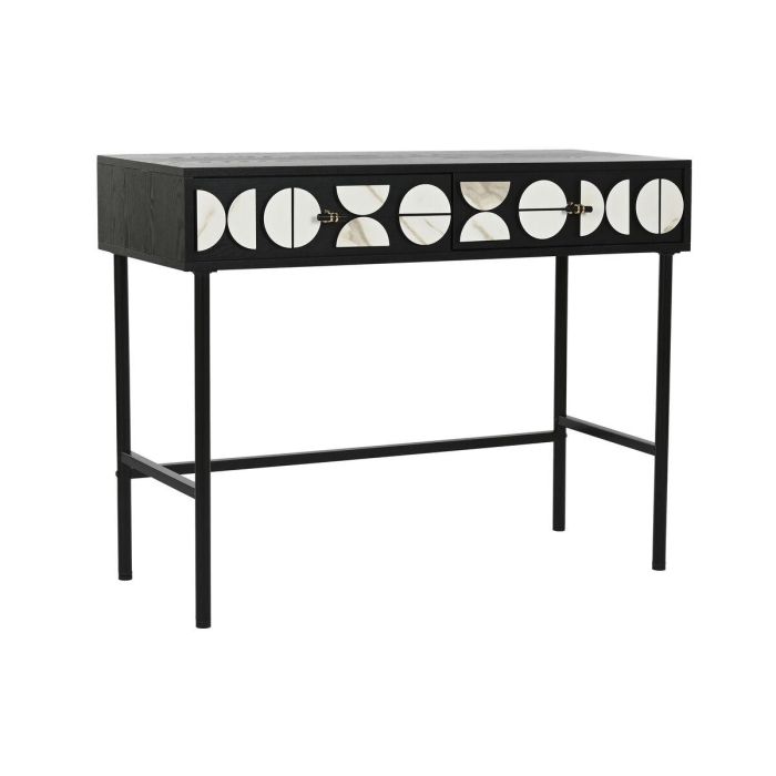 Recibidor Home ESPRIT Blanco Negro 100 x 40 x 77 cm 0 Recibidor Home ESPRIT Blanco Negro 100 x 40 x 77 cm 0