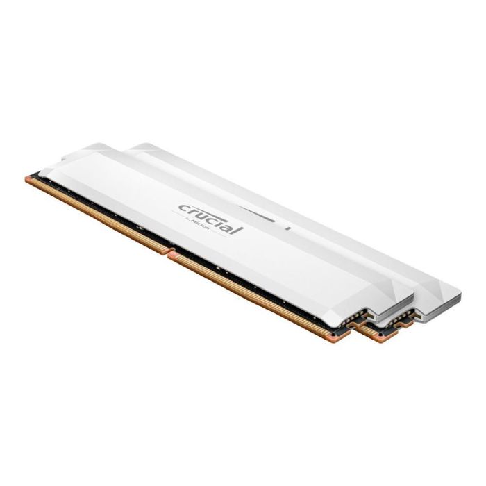 Crucial Memoria RAM DDR5 32GB (2x16GB) Kit 6000MHz CL38 DIMM XMP 3.0 AMD EXPO con Disipador Blanco Crucial Memoria RAM DDR5 32GB (2x16GB) Kit 6000MHz CL38 DIMM XMP 3.0 AMD EXPO con Disipador Blanco
