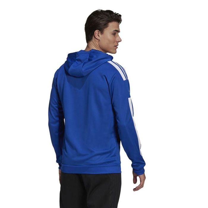 Sudadera con Capucha Hombre Adidas Sq21 Hood Azul S 4