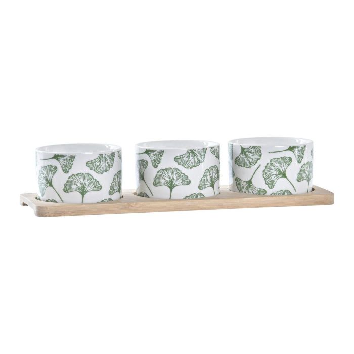 Tabla Aperitivo Tropical DKD Home Decor Verde Blanco 9.7 x 1.5 x 28 cm Set de 4 Tabla Aperitivo Tropical DKD Home Decor Verde Blanco 9.7 x 1.5 x 28 cm Set de 4
