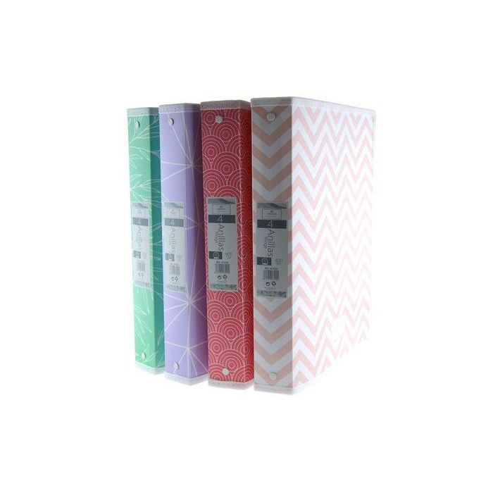 Carpeta De Anillas Office Box Pp A4 4 An.40Mm North Glace 8 unidades