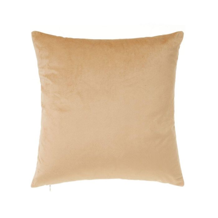 Cojín SUNRAY Beige Dorado Impreso Terciopelo 45 x 8 x 45 cm 1