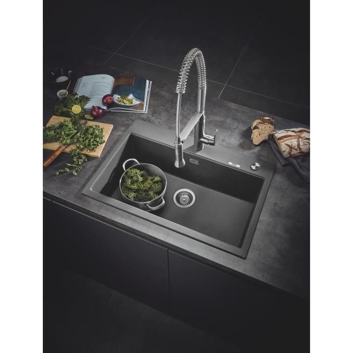 Fregadero de material compuesto - GROHE - K700 3