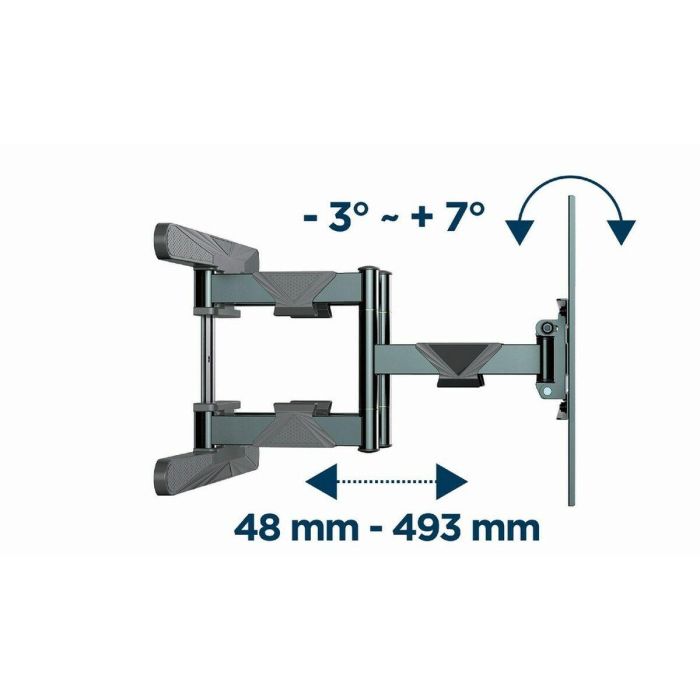 Gembird WM-80ST-01 soporte para TV 2,03 m (80") Acero 4 Gembird WM-80ST-01 soporte para TV 2,03 m (80") Acero 4