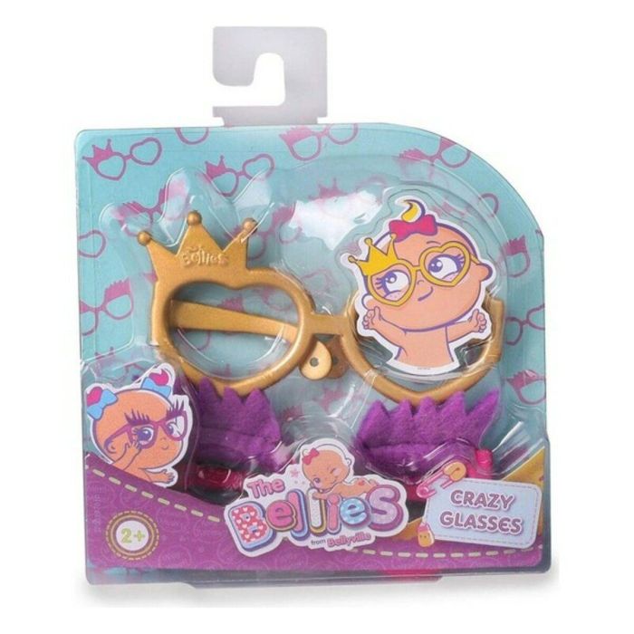 Famosa Gafas Bellies Crazy Sunglasses Accesorios divertidos para crear looks únicos en tus Bellies - Modelos surtidos - Edad recomendada +3 años 4